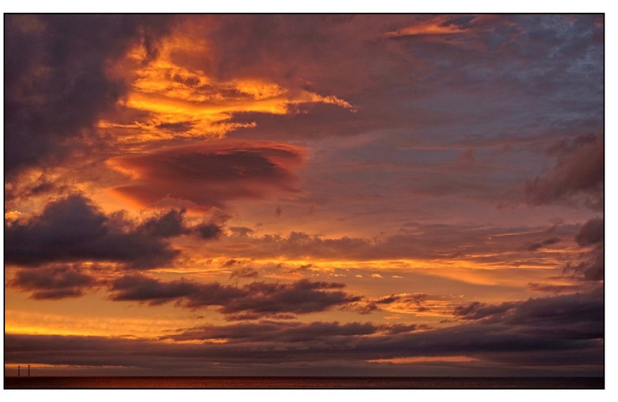 Sky at sunset