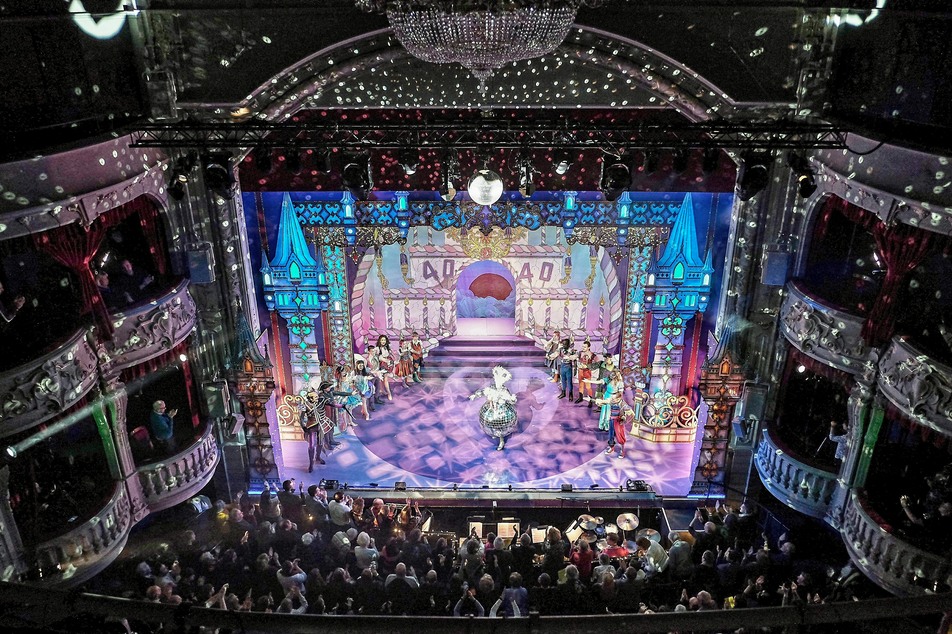 Berwick Kaler last night of the panto.