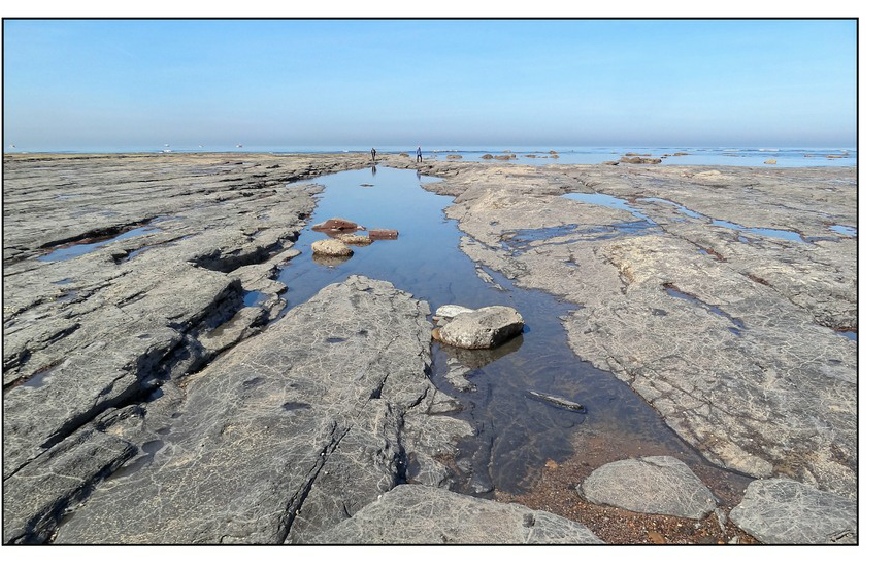 Rocks and sea at Whitby