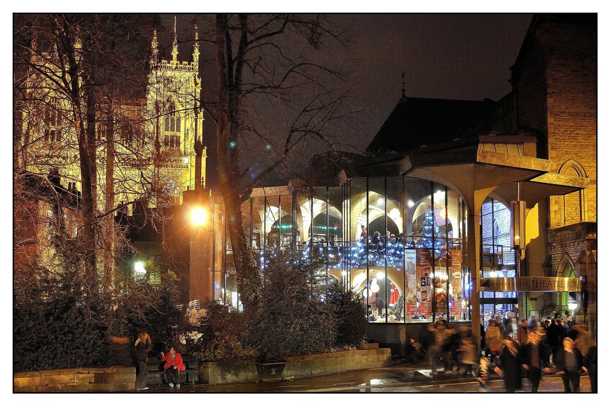 Theatre Royal, York at night